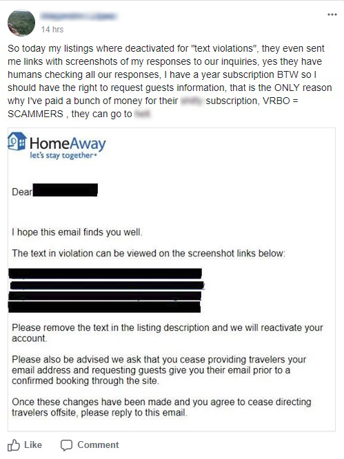 HomeAway Shutting Down Owner Accounts